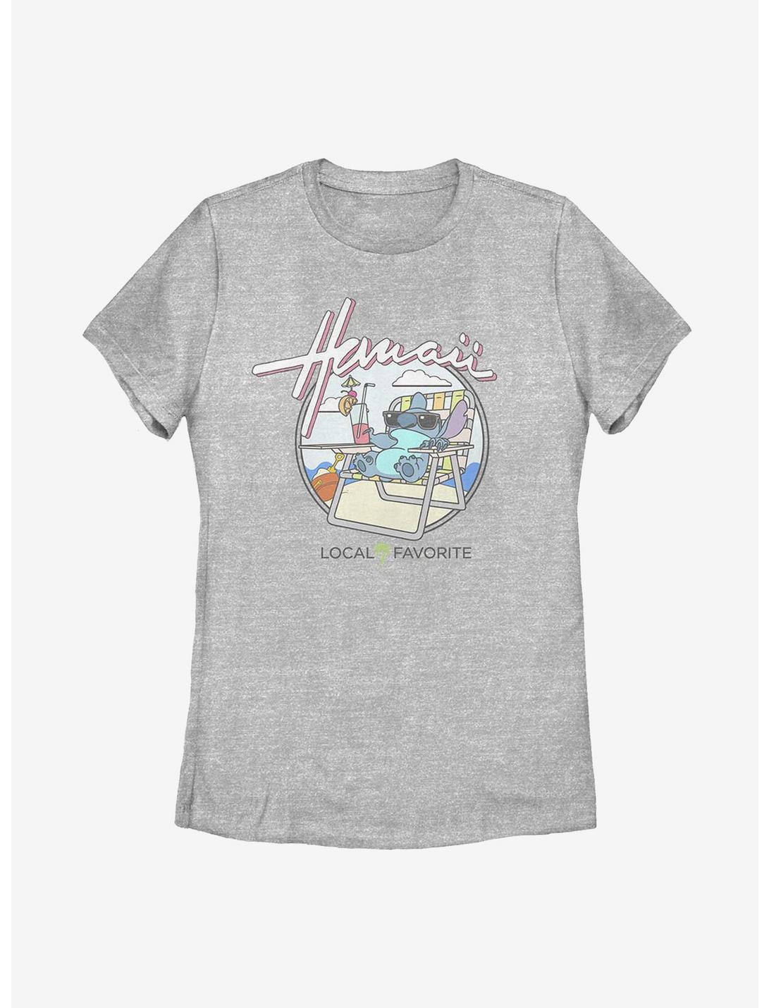 Disney Lilo And Stitch Local Favorite Womens T-Shirt, ATH HTR, hi-res