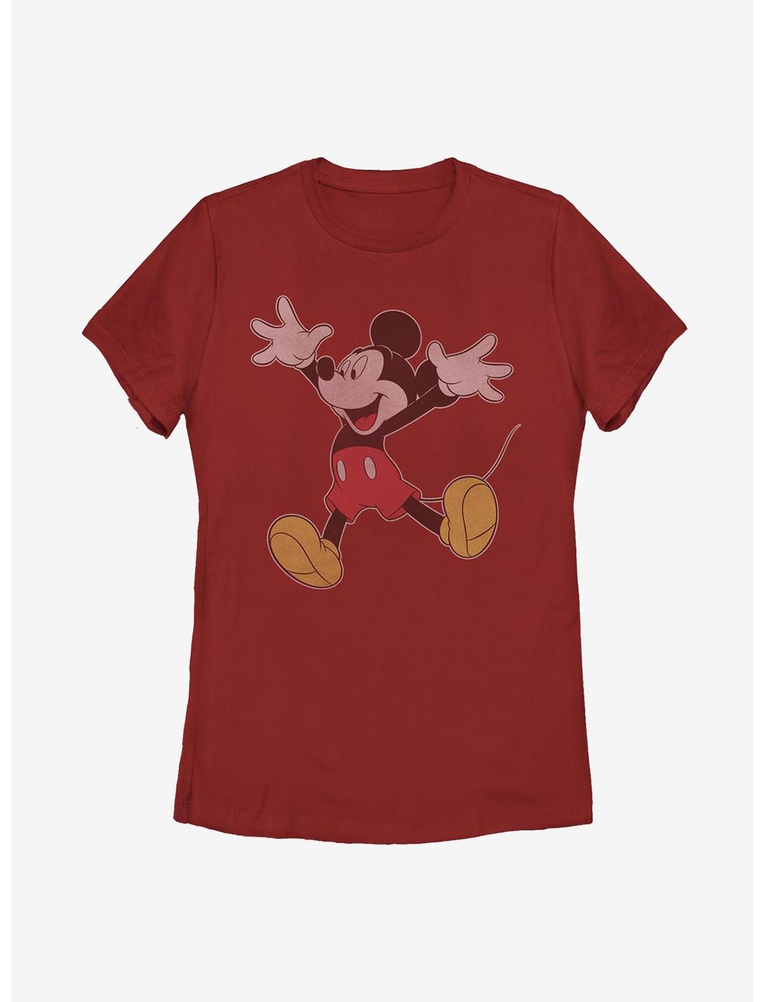 Disney Mickey Mouse Jump Womens T-Shirt, RED, hi-res