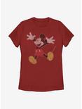 Disney Mickey Mouse Jump Womens T-Shirt, RED, hi-res