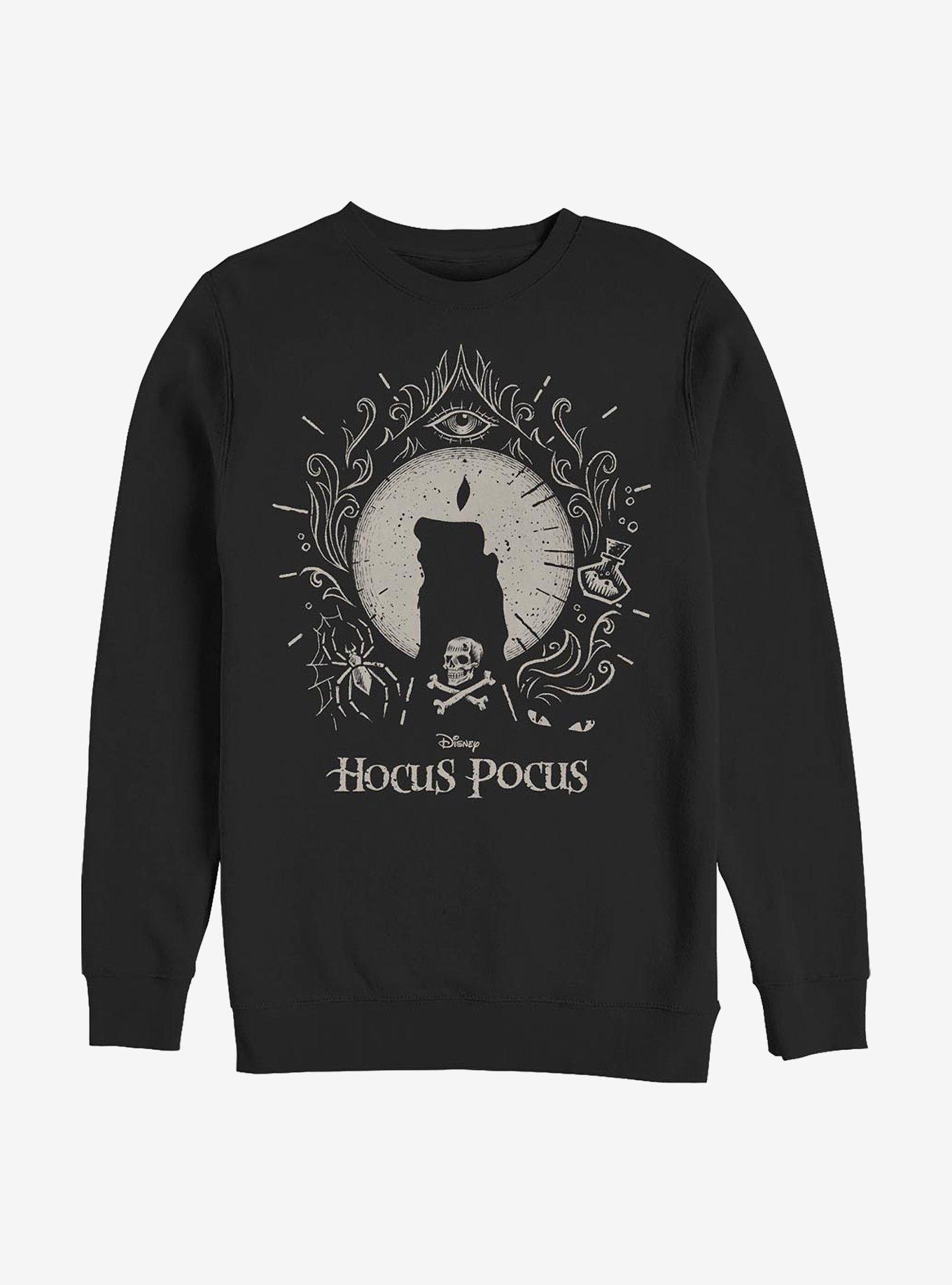 Disney Hocus Pocus Black Flame Sweatshirt - BLACK | BoxLunch