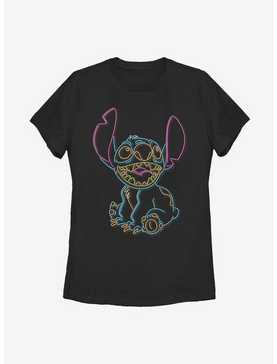 Disney Lilo And Stitch Neon Stitch Womens T-Shirt, , hi-res