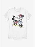 Disney Mickey Mouse Minnie Retro Womens T-Shirt, WHITE, hi-res