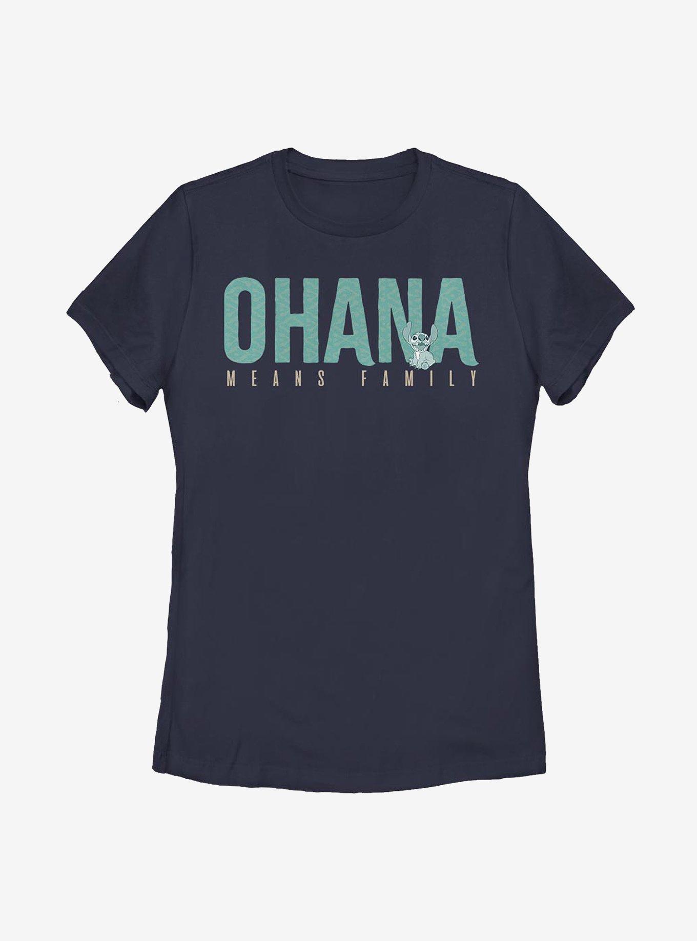 Disney Lilo And Stitch Ohana Bold Womens T-Shirt, , hi-res