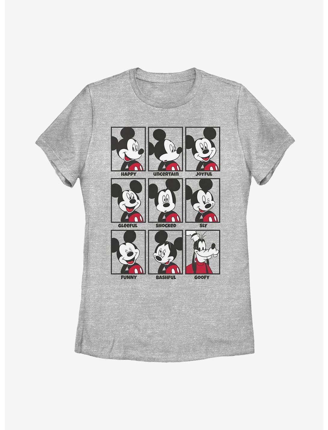 Disney Mickey Mouse Mood Womens T-Shirt, ATH HTR, hi-res