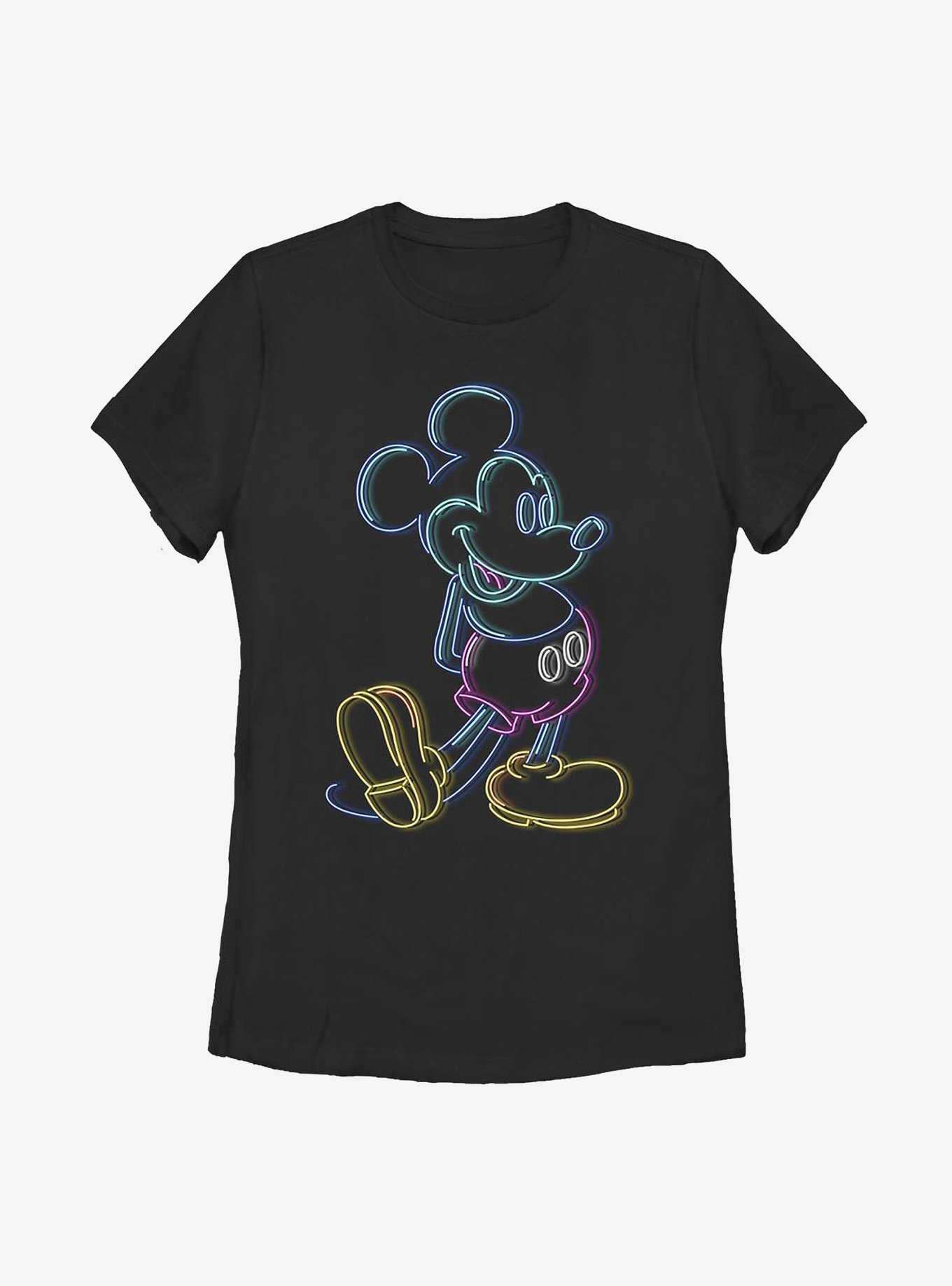 Disney Mickey Mouse Neon Mickey Womens T-Shirt, , hi-res