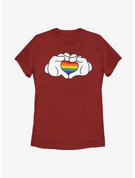 Disney Mickey Mouse Rainbow Love Womens T-Shirt, , hi-res