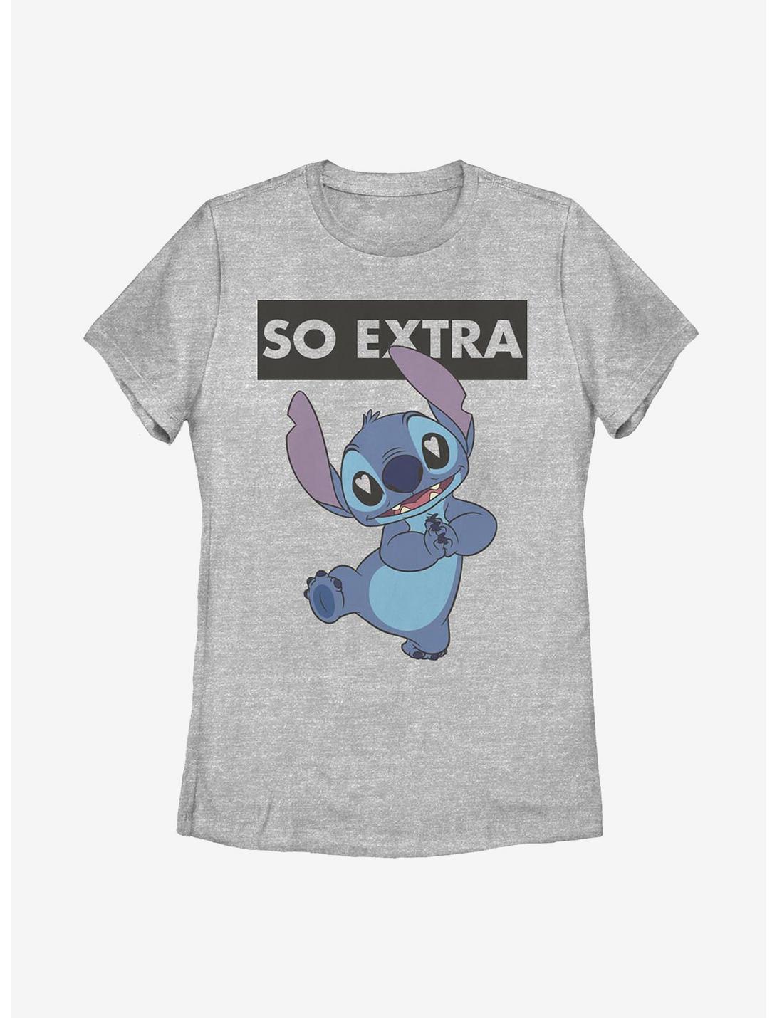 Disney Lilo And Stitch So Extra Womens T-Shirt, ATH HTR, hi-res