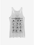 Disney Mickey Mouse Kung Fu Mickey Womens Tank Top, WHITE HTR, hi-res