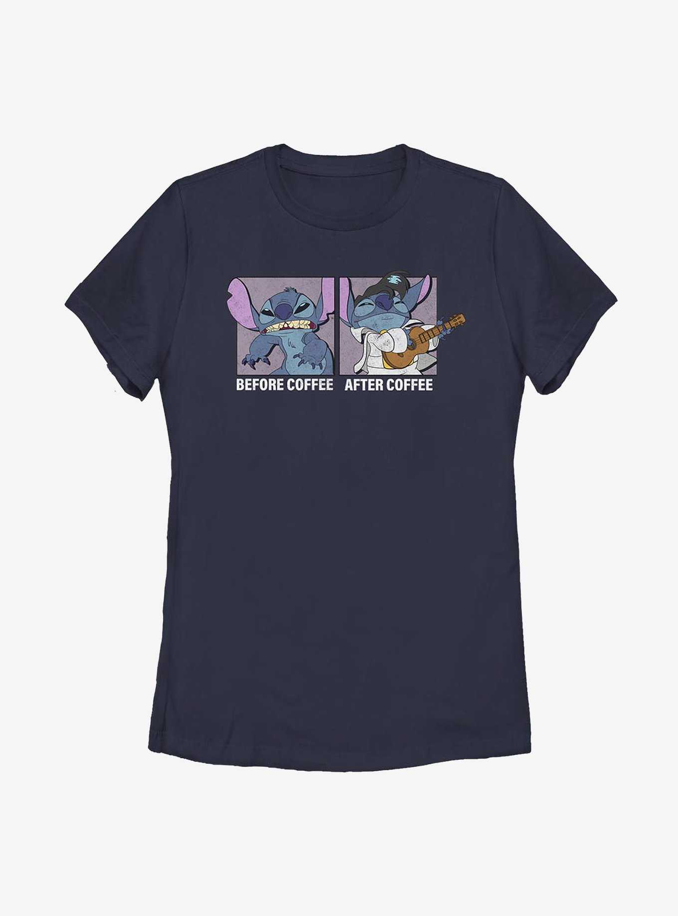 Disney Lilo And Stitch Coffee Womens T-Shirt, , hi-res