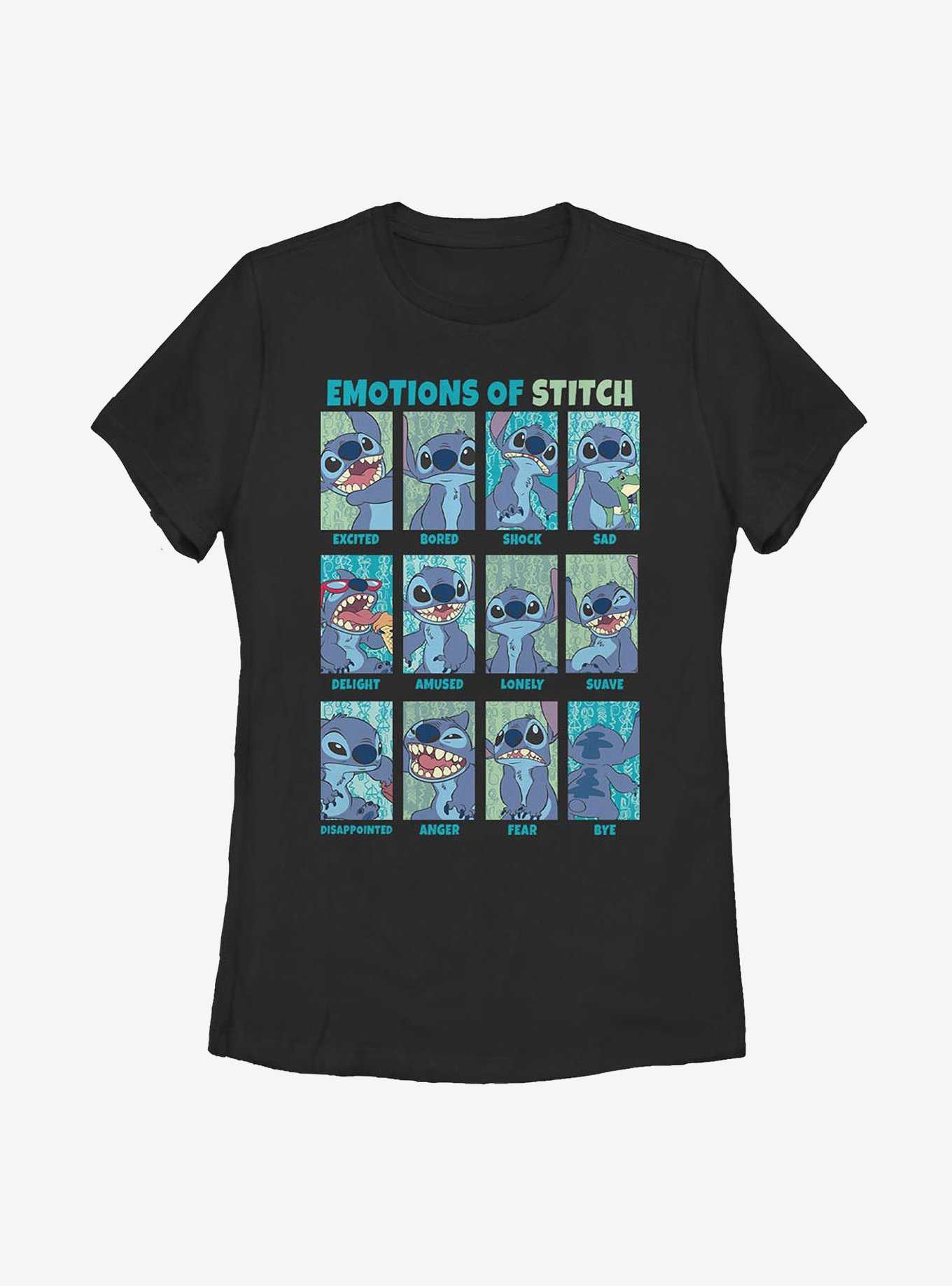 Disney Lilo And Stitch Emotion Womens T-Shirt, , hi-res