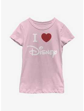 Disney Classic I Heart Disney Youth Girls T-Shirt, , hi-res