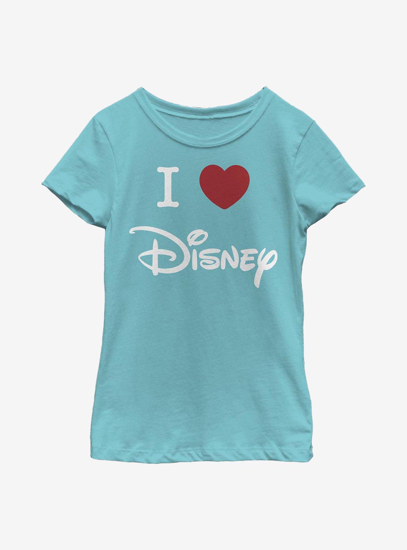 Disney Classic I Heart Disney Youth Girls T-Shirt, , hi-res