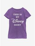 Disney Classic My Disney Shirt Youth Girls T-Shirt, PURPLE BERRY, hi-res