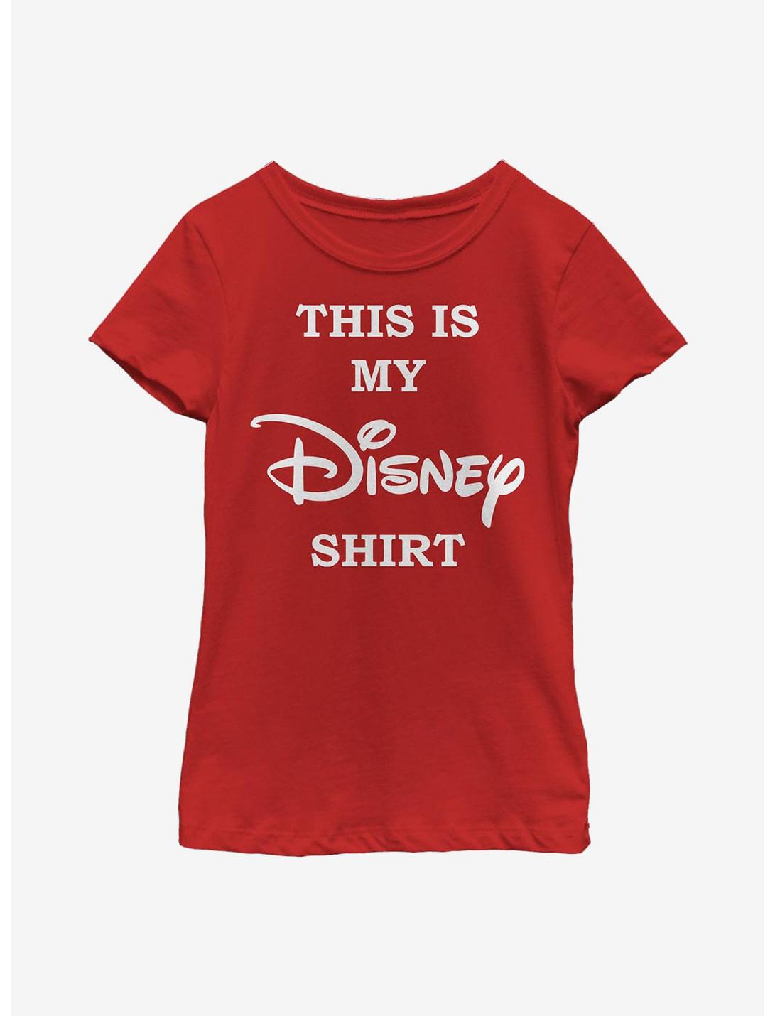 Disney Classic My Disney Shirt Youth Girls T-Shirt, RED, hi-res