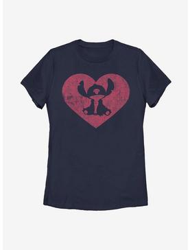 Disney Lilo And Stitch Heart Womens T-Shirt, , hi-res