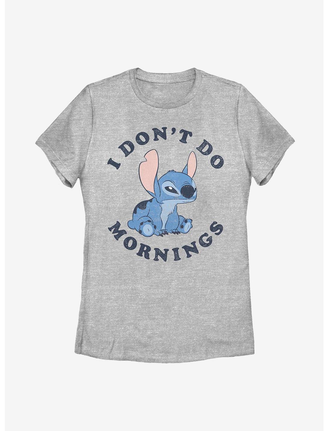 Disney Lilo And Stitch Mornings Womens T-Shirt, ATH HTR, hi-res