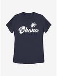 Disney Lilo And Stitch Silhouette Ohana Womens T-Shirt, NAVY, hi-res