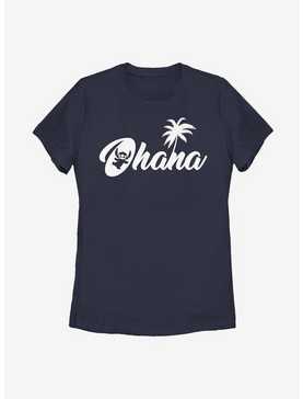 Disney Lilo And Stitch Silhouette Ohana Womens T-Shirt, , hi-res