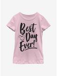 Disney Mickey Mouse Best Day Youth Girls T-Shirt, PINK, hi-res