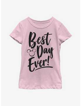Disney Mickey Mouse Best Day Youth Girls T-Shirt, , hi-res