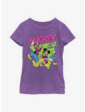 Disney Mickey Mouse Fab Four Youth Girls T-Shirt, , hi-res