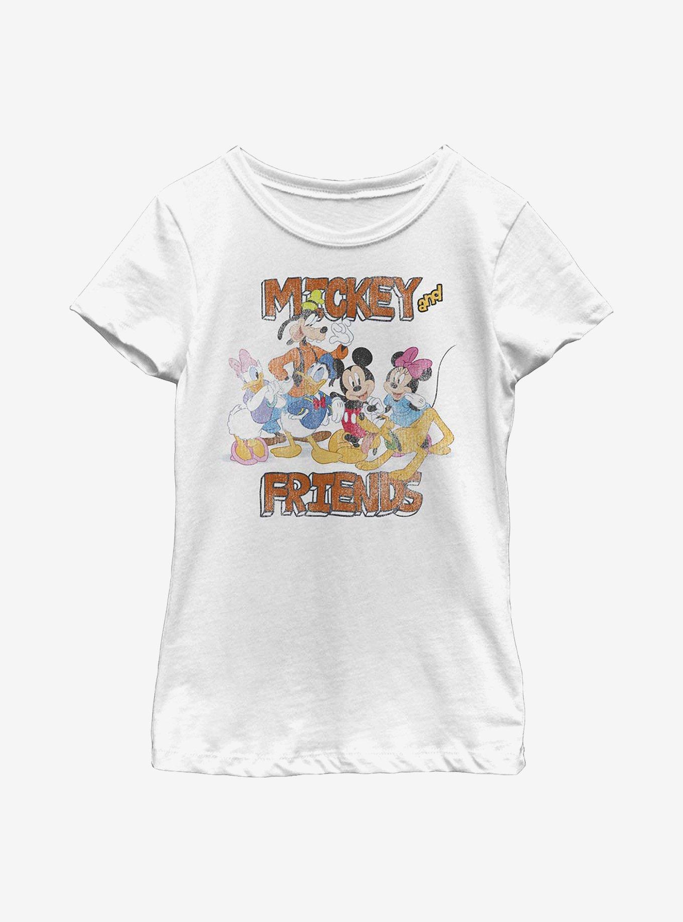 Disney Mickey Mouse And Friends Youth Girls T-Shirt, , hi-res