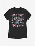 Disney Lilo And Stitch Tropical Stitch Womens T-Shirt, BLACK, hi-res
