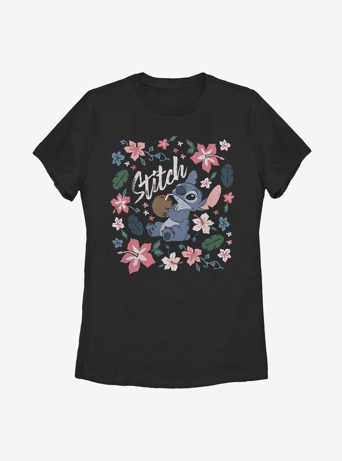 Disney Lilo And Stitch Tropical Stitch Womens T-Shirt, , hi-res