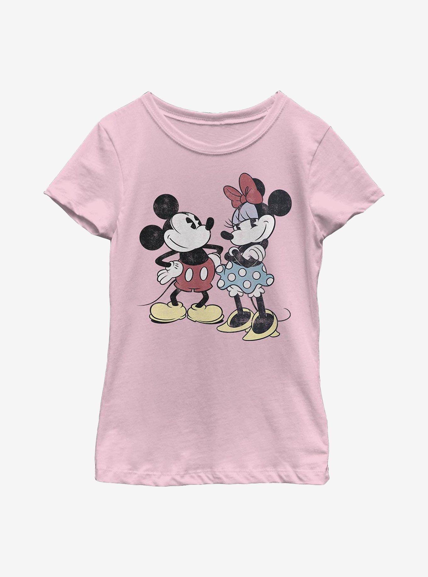 Disney Mickey Mouse Minnie Retro Youth Girls T-Shirt, , hi-res