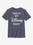Disney Classic My Disney Shirt Youth T-Shirt, NAVY HTR, hi-res