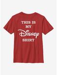 Disney Classic My Disney Shirt Youth T-Shirt, RED, hi-res