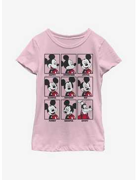 Disney Mickey Mouse Mood Youth Girls T-Shirt, , hi-res