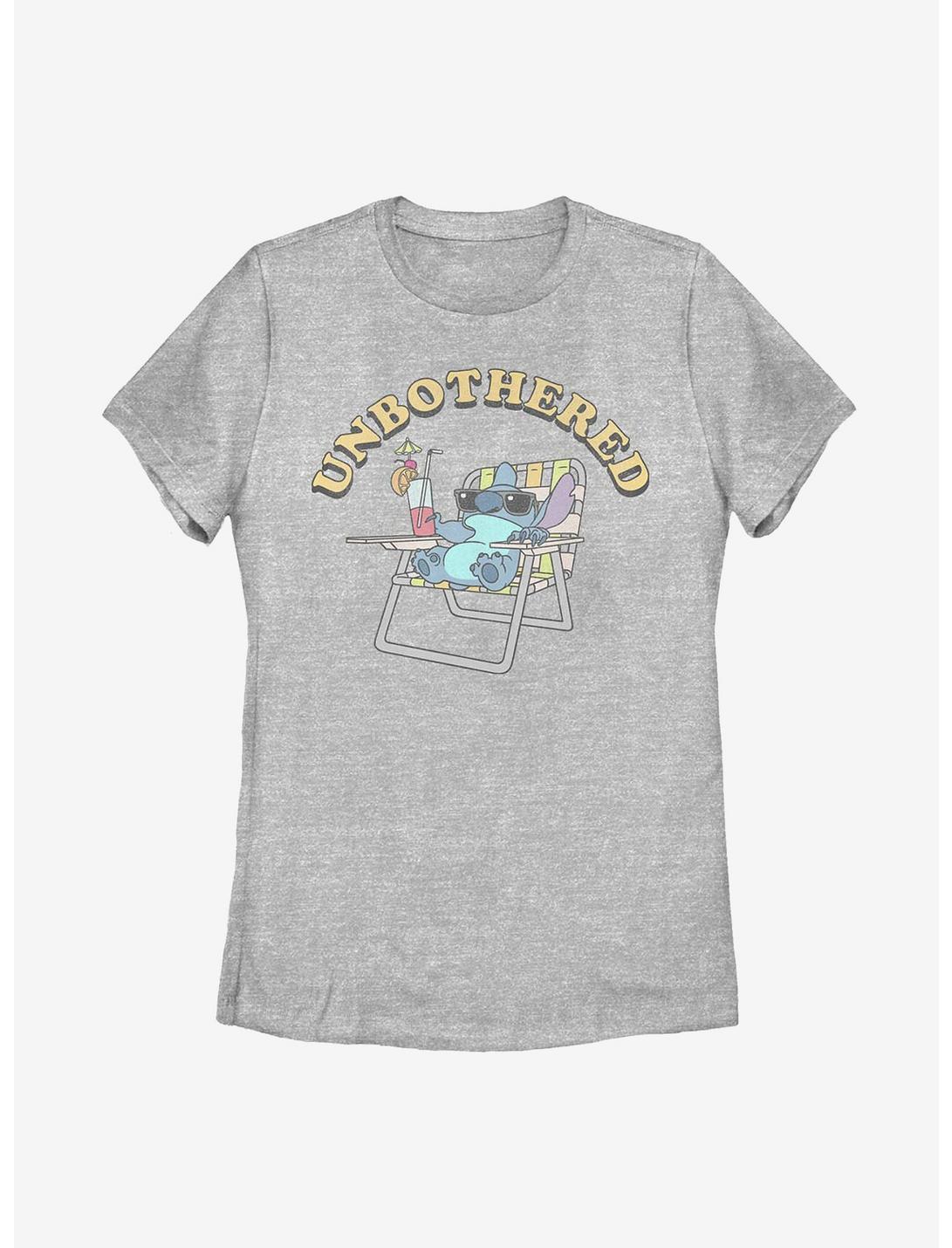 Disney Lilo And Stitch Unbothered Womens T-Shirt, ATH HTR, hi-res