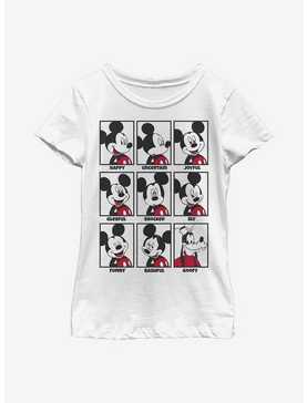 Disney Mickey Mouse Mood Youth Girls T-Shirt, , hi-res