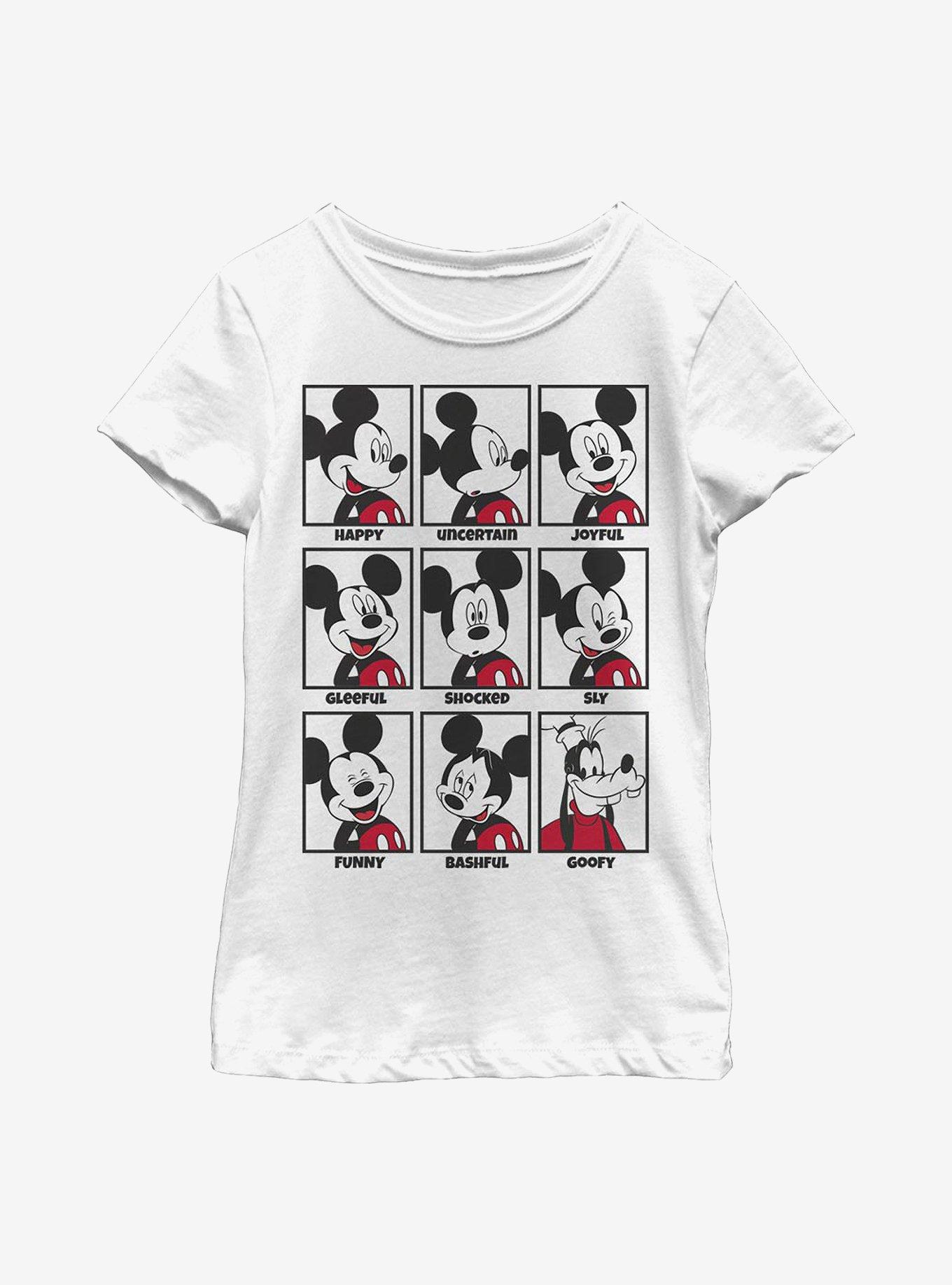 Disney Mickey Mouse Mood Youth Girls T-Shirt, , hi-res