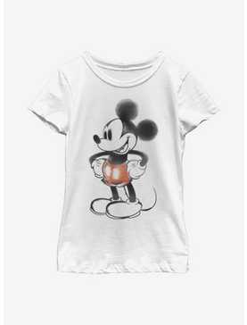 Disney Mickey Mouse Watercolor Mouse Youth Girls T-Shirt, , hi-res