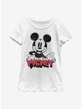 Disney Mickey Mouse Oh Boy Youth Girls T-Shirt, WHITE, hi-res