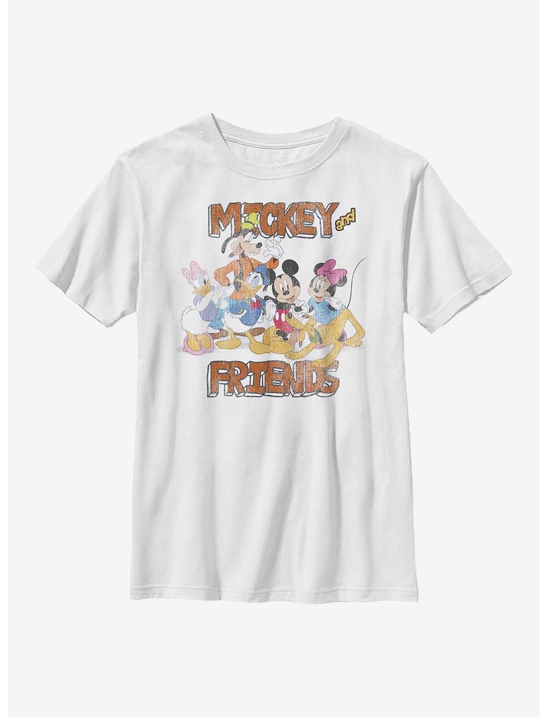 Disney Mickey Mouse And Friends Youth T-Shirt, WHITE, hi-res
