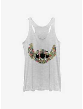 Disney Lilo And Stitch Floral Womens Tank Top, , hi-res