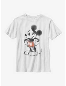 Disney Mickey Mouse Watercolor Mouse Youth T-Shirt, , hi-res