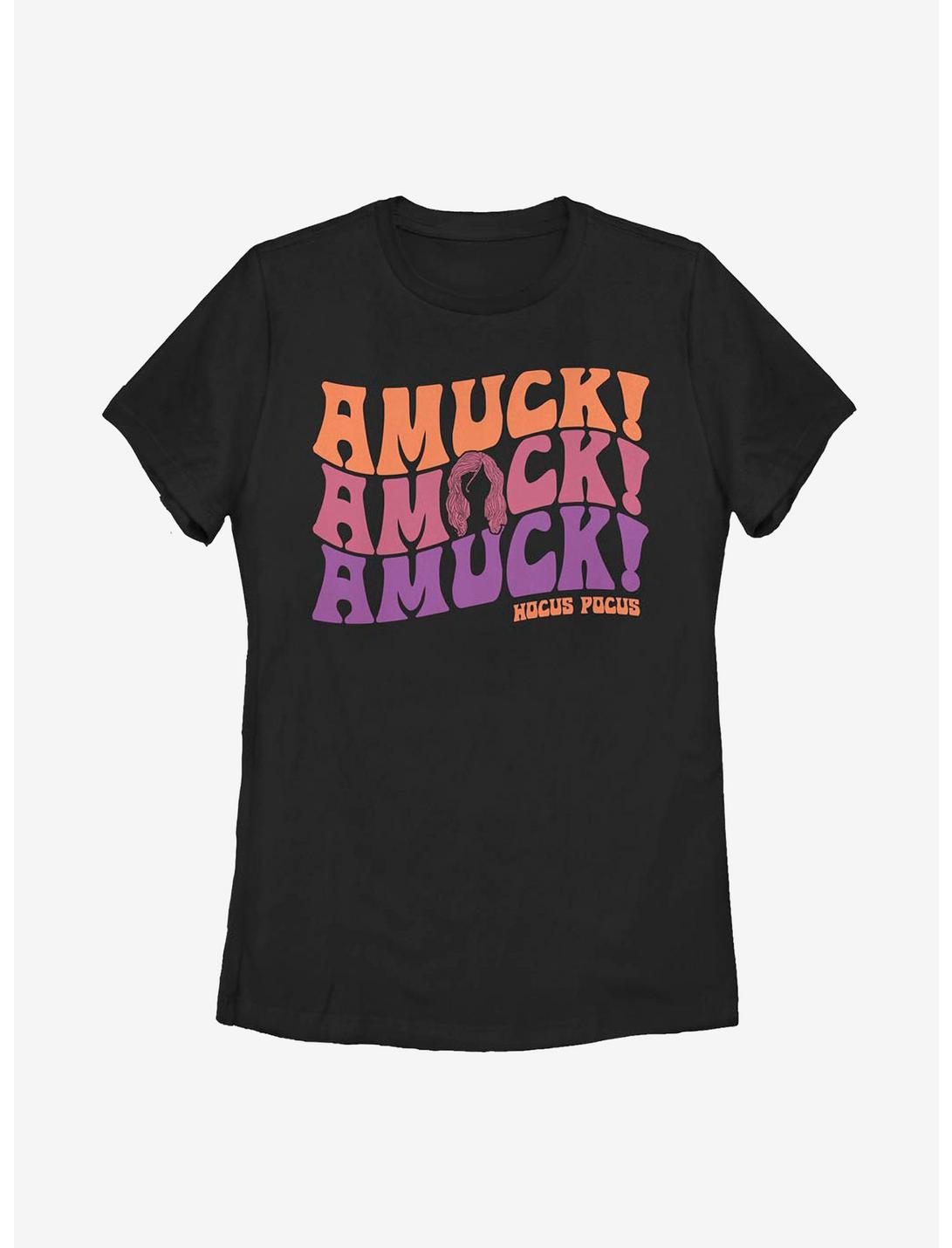 Disney Hocus Pocus Amuck Amuck Amuck Womens T-Shirt, BLACK, hi-res