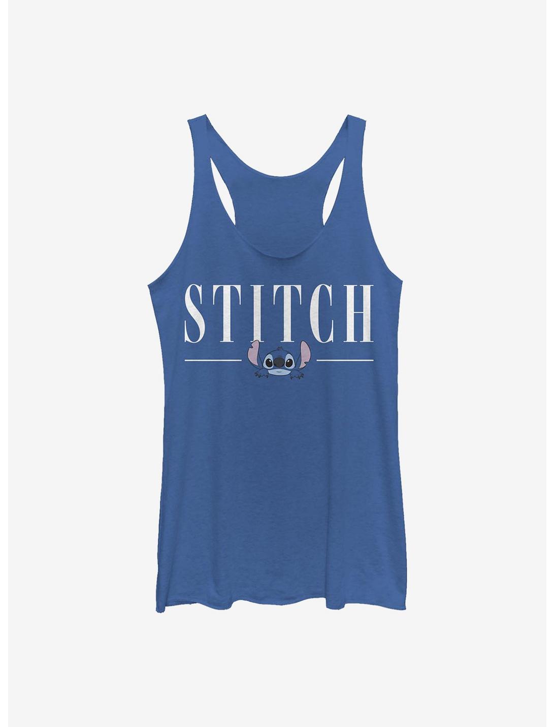 Disney Lilo And Stitch Title Womens Tank Top, ROY HTR, hi-res