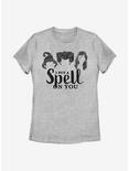 Disney Hocus Pocus Witches Spell On You Womens T-Shirt, ATH HTR, hi-res