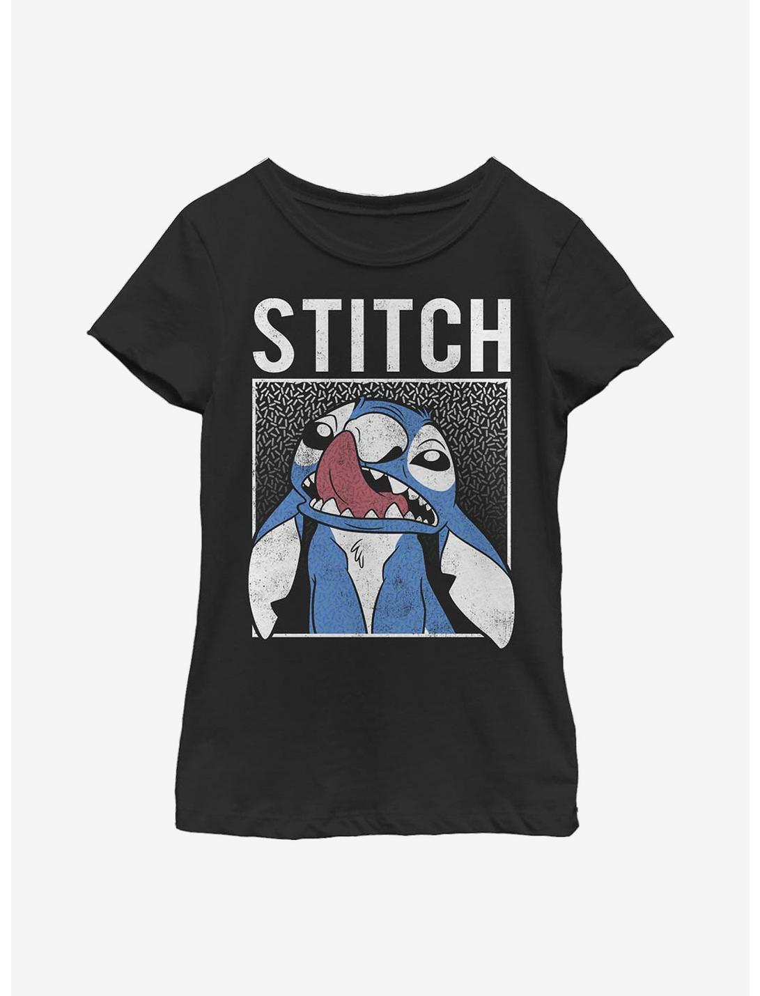 Disney Lilo And Stitch Savage Stitch Youth Girls T-Shirt, BLACK, hi-res