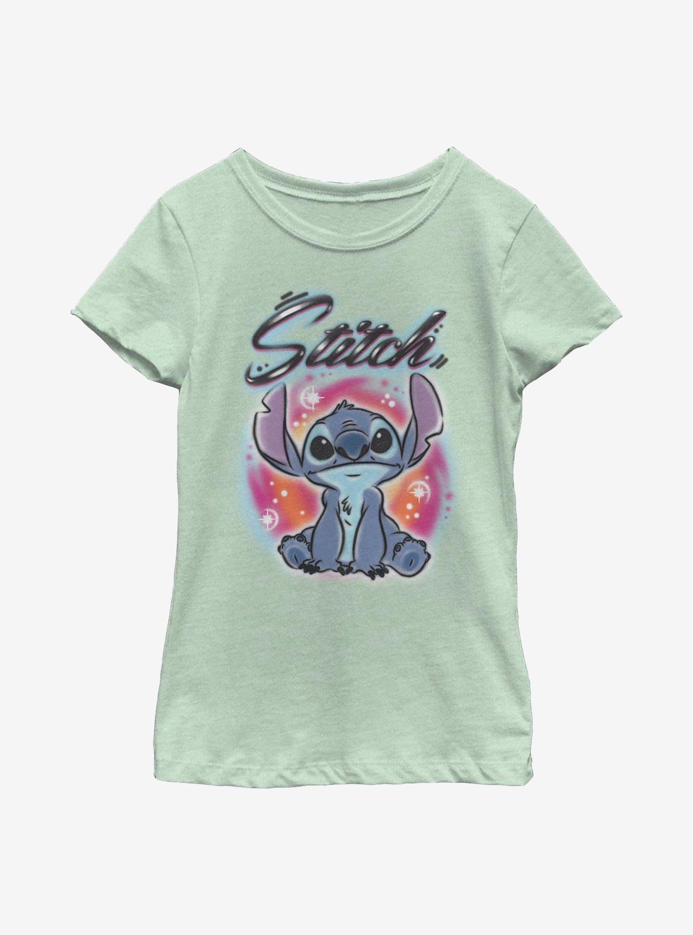 Disney Lilo And Stitch Airbrush Youth Girls T-Shirt, , hi-res