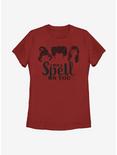Disney Hocus Pocus Witches Spell On You Womens T-Shirt, RED, hi-res