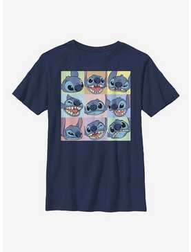 Disney Lilo And Stitch Nine Box Stitch Youth T-Shirt, , hi-res