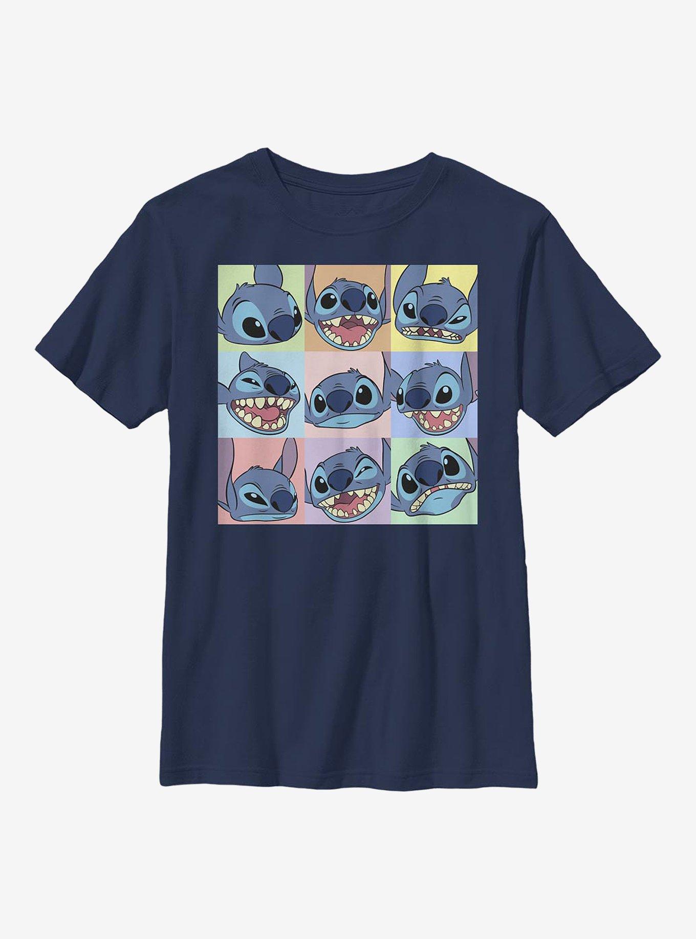 Disney Lilo And Stitch Nine Box Stitch Youth T-Shirt, , hi-res