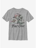 Disney Lilo And Stitch Far Out Stitch Youth T-Shirt, ATH HTR, hi-res