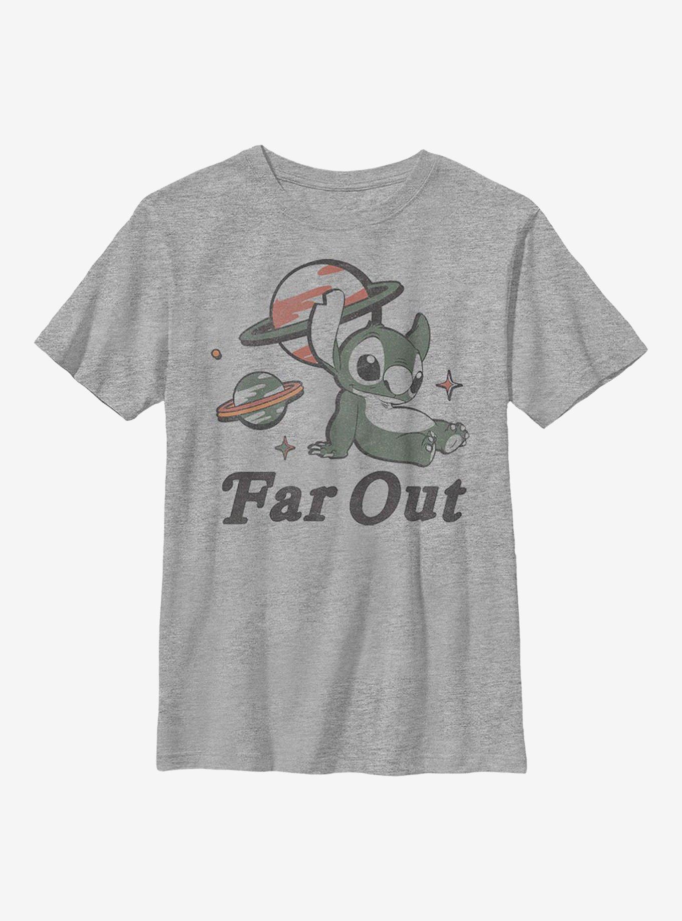 Disney Lilo And Stitch Far Out Stitch Youth T-Shirt, , hi-res